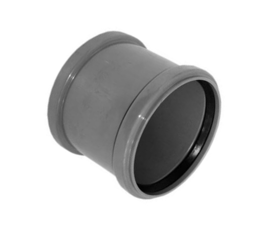 Муфта PP-H двухраструбная серая Дн 40 б/нап в/к VALFEX 20106040